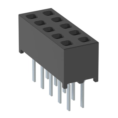 MMS-105-01-S-DV by Samtec Inc. - CONNECTOR RECPT 10POS 0.079 GOLD PCB