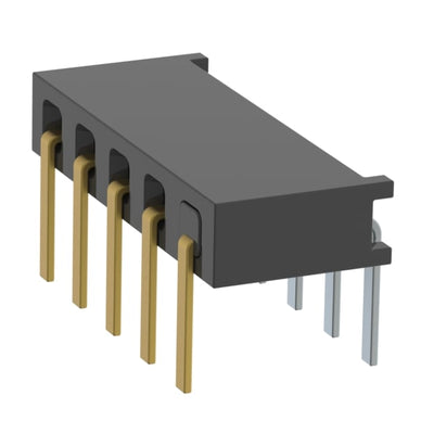 MMS-105-01-F-SH-01 by Samtec Inc. - CONNECTOR RECPT 5P 0.079 GOLD PCB R/A