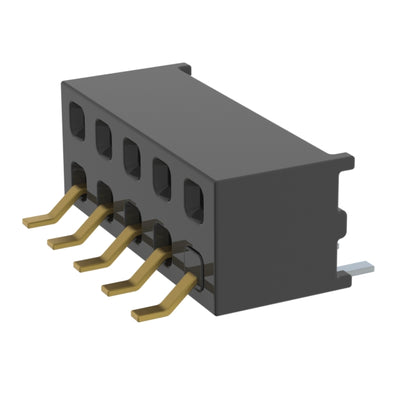 MMS-105-02-L-DH-01-TR by Samtec Inc. - CONNECTOR RECPT 10P 0.079 GOLD SMD R/A