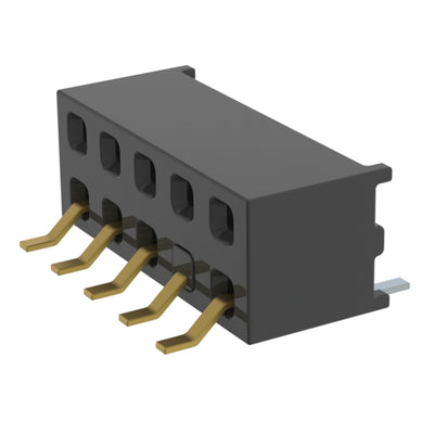 MMS-105-02-L-DH-03-TR by Samtec Inc. - CONNECTOR RECPT 10P 0.079 GOLD SMD R/A