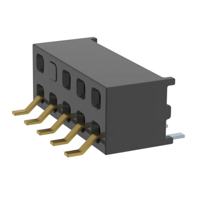 MMS-105-02-L-DH-08 by Samtec Inc. - CONNECTOR RECPT 10P 0.079 GOLD SMD R/A