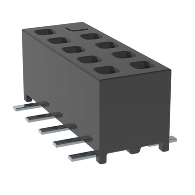 MMS-105-02-F-DV-10 by Samtec Inc. - CONNECTOR RECPT 10POS 0.079 GOLD SMD