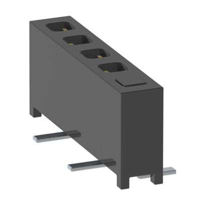MMS-105-02-L-SV-01 by Samtec Inc. - CONNECTOR RECPT 5POS 0.079 GOLD SMD