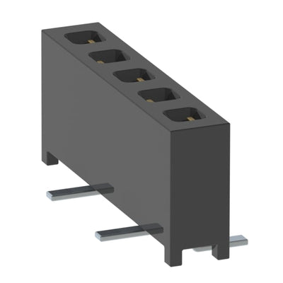 MMS-105-02-F-SV-K-TR by Samtec Inc. - CONNECTOR RECPT 5POS 0.079 GOLD SMD
