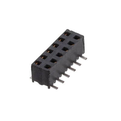 MMS-106-02-L-DV-P-TR by Samtec Inc. - CONNECTOR RECPT 12POS 0.079 GOLD SMD