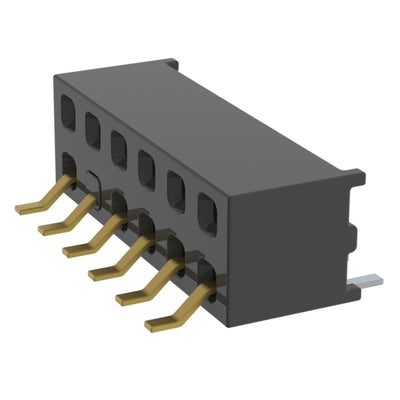 MMS-106-02-L-DH-09-TR by Samtec Inc. - CONNECTOR RECPT 12P 0.079 GOLD SMD R/A
