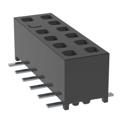 MMS-106-02-SM-DV-A-09 by Samtec Inc. - CONNECTOR SKT 2.00 12POS