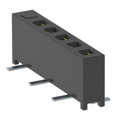 MMS-106-02-F-SV-06 by Samtec Inc. - CONNECTOR RECPT 6POS 0.079 GOLD SMD