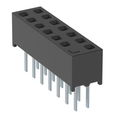 MMS-107-01-F-DV-01 by Samtec Inc. - CONNECTOR RECPT 14POS 0.079 GOLD PCB