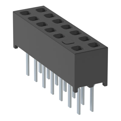 MMS-107-01-L-DV-03 by Samtec Inc. - CONNECTOR RECPT 14POS 0.079 GOLD PCB