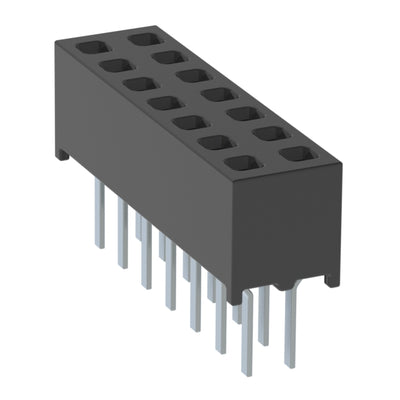 MMS-107-01-S-DV by Samtec Inc. - CONNECTOR RECPT 14POS 0.079 GOLD PCB