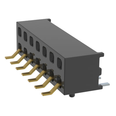 MMS-107-02-S-DV-A by Samtec Inc. - CONNECTOR RECPT 14POS 0.079 GOLD SMD