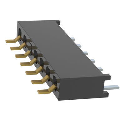 MMS-107-02-L-SH-05 by Samtec Inc. - CONNECTOR RECPT 7P 0.079 GOLD SMD R/A