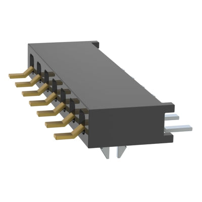 MMS-107-02-F-SH-LC by Samtec Inc. - CONNECTOR RECPT 7P 0.079 GOLD SMD R/A