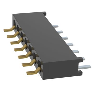 MMS-107-02-S-SH by Samtec Inc. - CONNECTOR RECPT 7P 0.079 GOLD SMD R/A