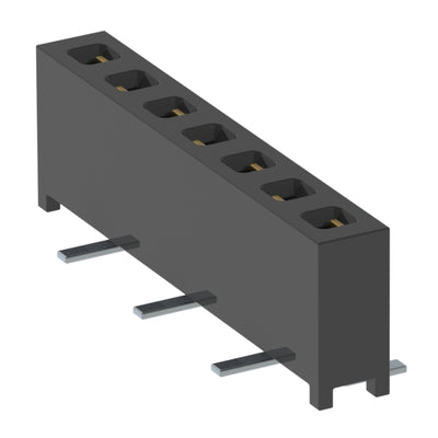 MMS-107-02-L-SV-P-TR by Samtec Inc. - CONNECTOR RECPT 7POS 0.079 GOLD SMD