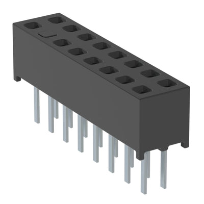 MMS-108-01-L-DV-13 by Samtec Inc. - CONNECTOR RECPT 16POS 0.079 GOLD PCB