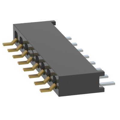 MMS-108-02-L-SH-05 by Samtec Inc. - CONNECTOR RECPT 8P 0.079 GOLD SMD R/A