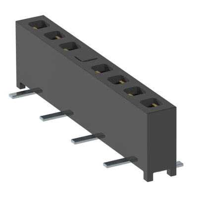 MMS-108-02-L-SV-05 by Samtec Inc. - CONNECTOR RECPT 8POS 0.079 GOLD SMD