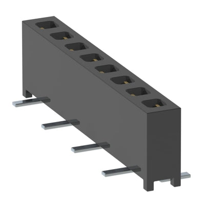 MMS-108-02-LM-SV by Samtec Inc. - CONNECTOR RECPT 8POS 0.079 GOLD SMD