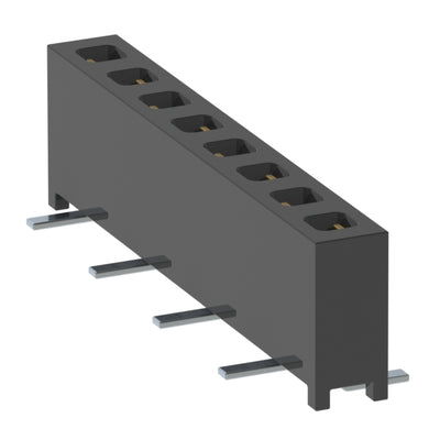 MMS-108-02-L-SV-TR by Samtec Inc. - CONNECTOR RECPT 8POS 0.079 GOLD SMD