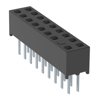 MMS-109-01-L-DV-03 by Samtec Inc. - CONNECTOR RECPT 18POS 0.079 GOLD PCB