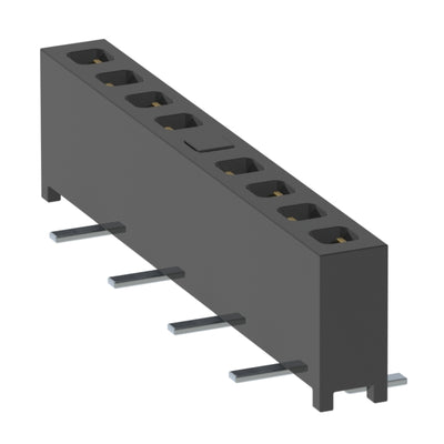 MMS-109-02-L-SV-05 by Samtec Inc. - CONNECTOR RECPT 9POS 0.079 GOLD SMD