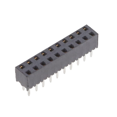 MMS-110-01-F-DV by Samtec Inc. - CONNECTOR RECPT 20POS 0.079 GOLD PCB
