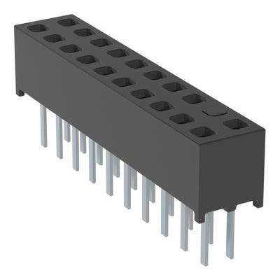 MMS-110-01-L-DV-04 by Samtec Inc. - CONNECTOR RECPT 20POS 0.079 GOLD PCB