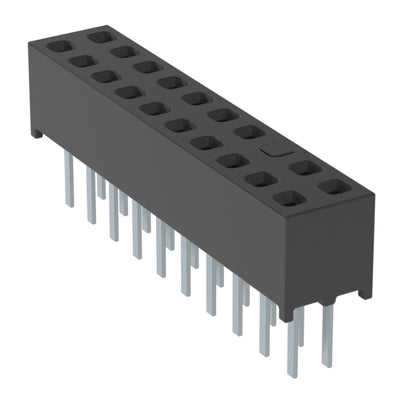 MMS-110-01-L-DV-06 by Samtec Inc. - CONNECTOR RECPT 20POS 0.079 GOLD PCB