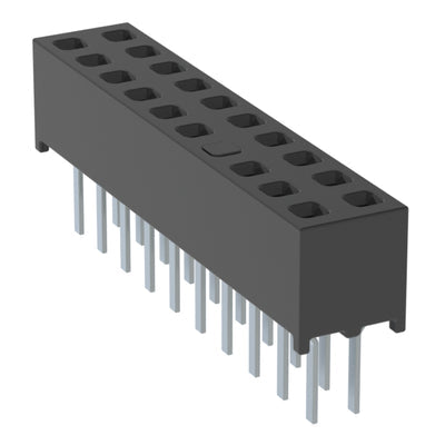 MMS-110-01-L-DV-07 by Samtec Inc. - CONNECTOR RECPT 20POS 0.079 GOLD PCB