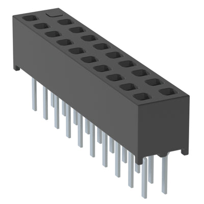 MMS-110-01-L-DV-20 by Samtec Inc. - CONNECTOR RECPT 20POS 0.079 GOLD PCB
