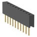 MMS-110-01-L-SV-10 by Samtec Inc. - CONNECTOR RECPT 10POS 0.079 GOLD PCB
