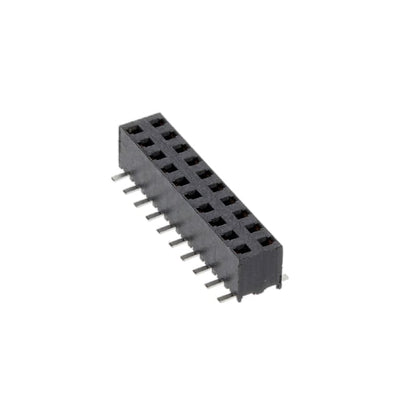 MMS-110-02-F-DV by Samtec Inc. - CONNECTOR RECPT 20POS 0.079 GOLD SMD