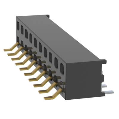 MMS-110-02-L-DH-01 by Samtec Inc. - CONNECTOR RECPT 20P 0.079 GOLD SMD R/A