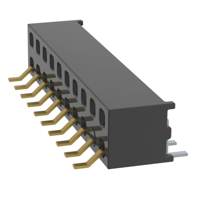 MMS-110-02-L-DH-03 by Samtec Inc. - CONNECTOR RECPT 20P 0.079 GOLD SMD R/A