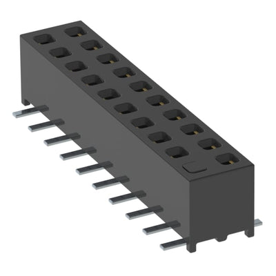 MMS-110-02-L-DV-01-K-TR by Samtec Inc. - CONNECTOR RECPT 20POS 0.079 GOLD SMD