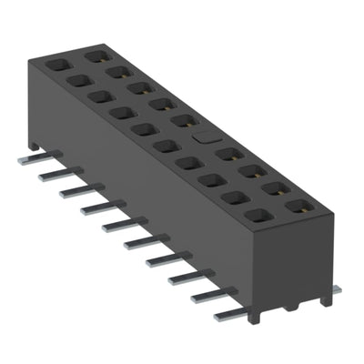 MMS-110-02-L-DV-10-P-TR by Samtec Inc. - CONNECTOR RECPT 20POS 0.079 GOLD SMD