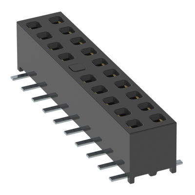 MMS-110-02-L-DV-11-K-TR by Samtec Inc. - CONNECTOR RECPT 20POS 0.079 GOLD SMD