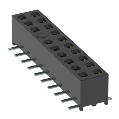 MMS-110-02-S-DV-13-K-TR by Samtec Inc. - CONNECTOR RECPT 20POS 0.079 GOLD SMD