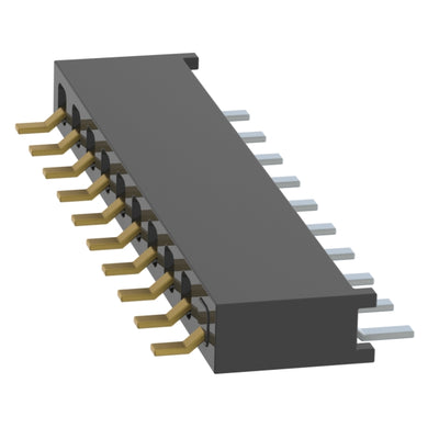 MMS-110-02-L-SH-01-TR by Samtec Inc. - CONNECTOR RECPT 10P 0.079 GOLD SMD R/A