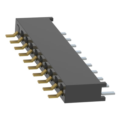 MMS-110-02-L-SH-10-TR by Samtec Inc. - CONNECTOR RECPT 10P 0.079 GOLD SMD R/A