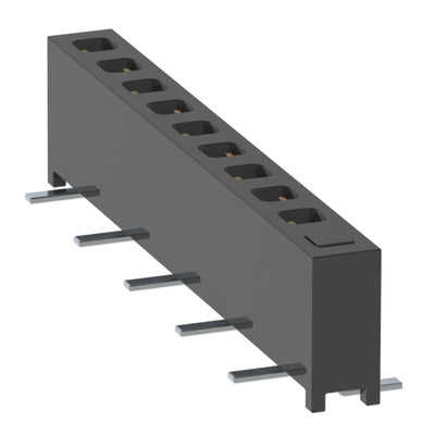 MMS-110-02-F-SV-01-K by Samtec Inc. - CONNECTOR RECPT 10POS 0.079 GOLD SMD