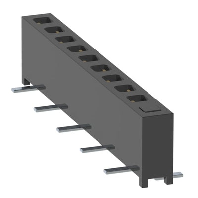 MMS-110-02-L-SV-01-P-TR by Samtec Inc. - CONNECTOR RECPT 10POS 0.079 GOLD SMD