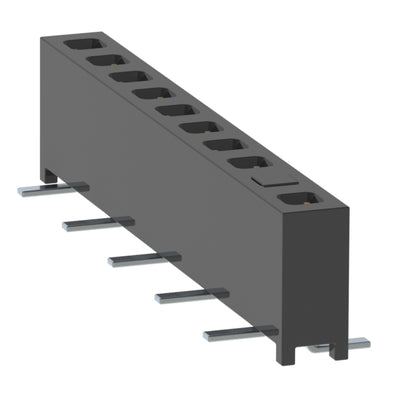 MMS-110-02-L-SV-02 by Samtec Inc. - CONNECTOR RECPT 10POS 0.079 GOLD SMD