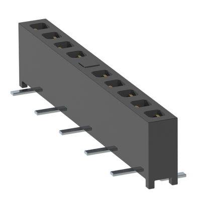MMS-110-02-F-SV-06 by Samtec Inc. - CONNECTOR RECPT 10POS 0.079 GOLD SMD