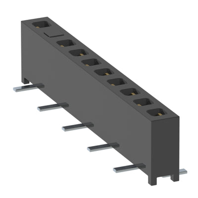 MMS-110-02-L-SV-09-P-TR by Samtec Inc. - CONNECTOR RECPT 10POS 0.079 GOLD SMD