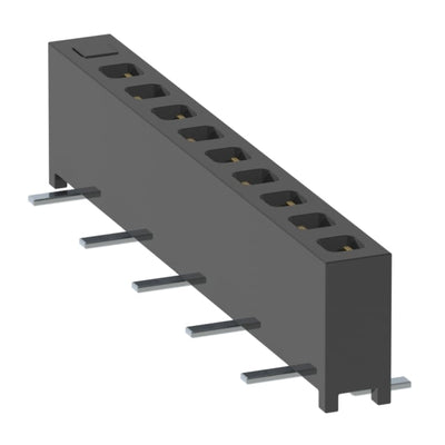 MMS-110-02-L-SV-10-P by Samtec Inc. - CONNECTOR RECPT 10POS 0.079 GOLD SMD
