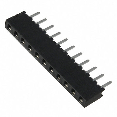 MMS-111-01-T-SV by Samtec Inc. - CONNECTOR RECPT 11POS 0.079 TIN PCB