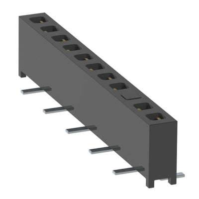 MMS-111-02-L-SV-03 by Samtec Inc. - CONNECTOR RECPT 11POS 0.079 GOLD SMD